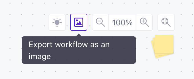 Export your workflow as an image